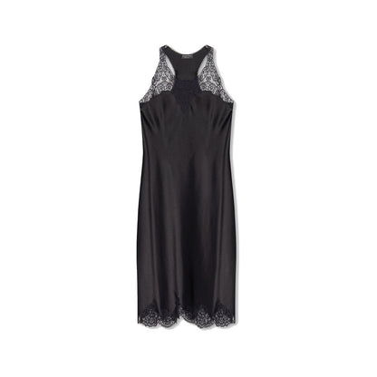 Balenciaga Satin Strappy Midi Dress - Luxury Redefines Elegance
