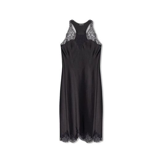 Balenciaga Satin Strappy Midi Dress - Luxury Redefines Elegance
