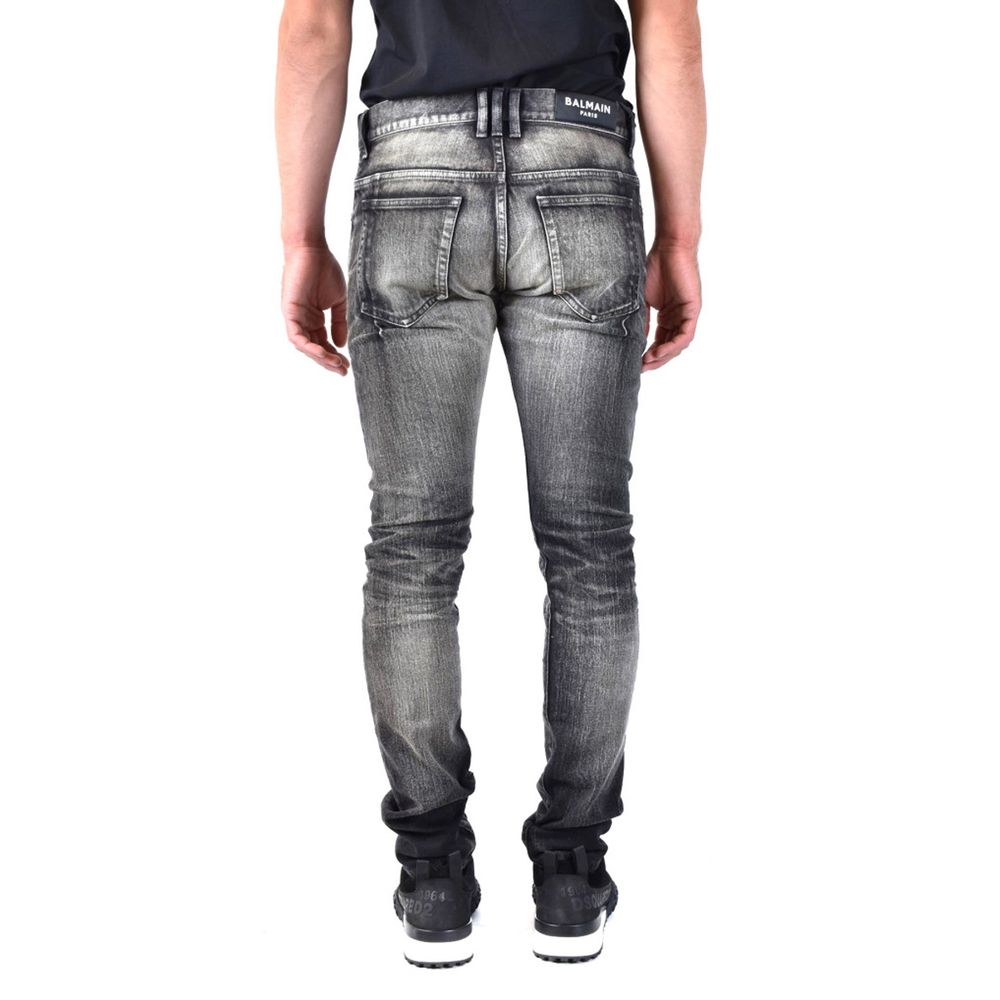 Balmain Distressed Jeans - Bold Street Style Staple