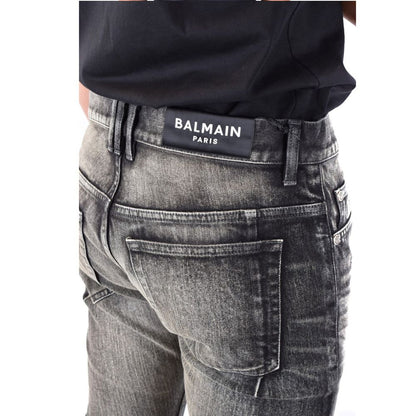 Balmain Distressed Jeans - Bold Street Style Staple