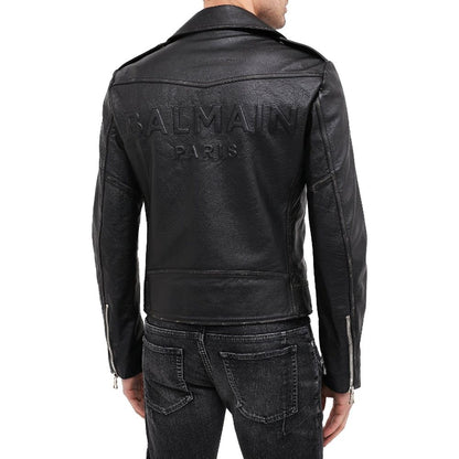 Balmain Leather Jacket: A Luxe Statement of Power and Elegance