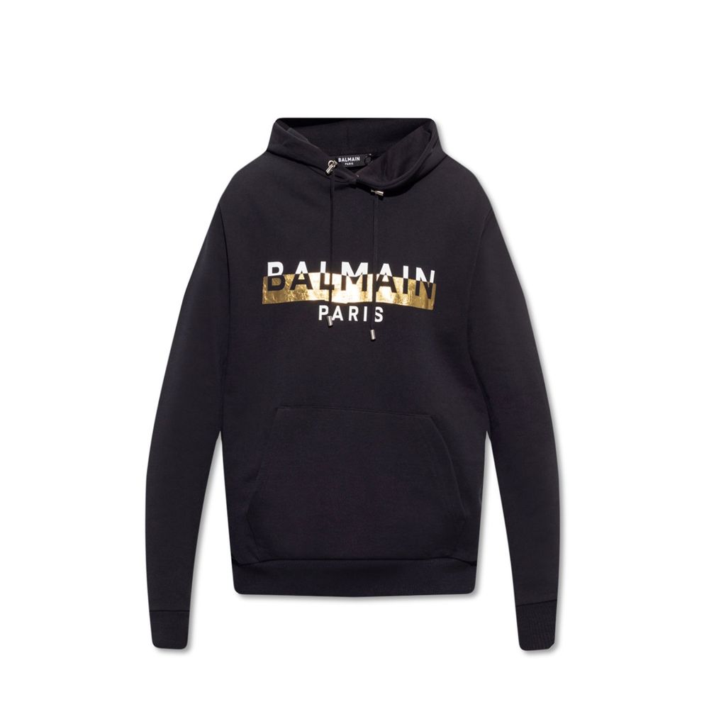 Balmain Logo Hooded Sweatshirt: The Pinnacle of Bold Comfort