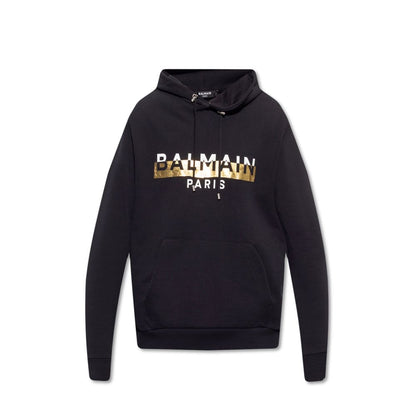 Balmain Logo Hooded Sweatshirt: The Pinnacle of Bold Comfort