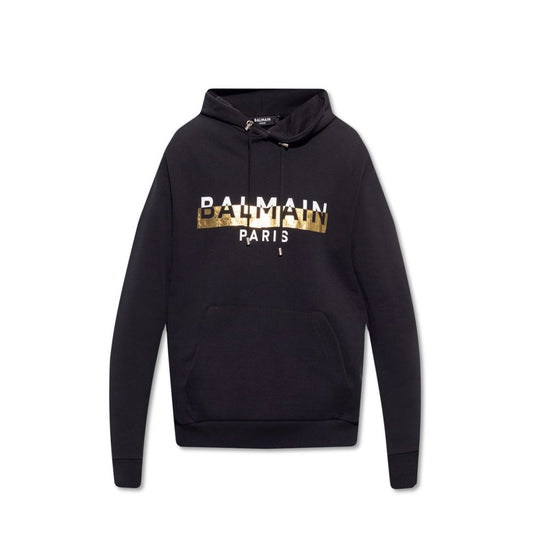 Balmain Logo Hooded Sweatshirt: The Pinnacle of Bold Comfort