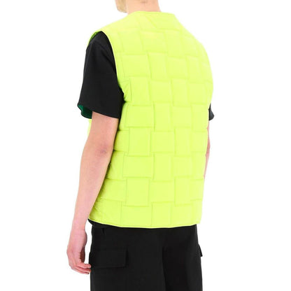 Bottega Veneta Lime Green Padded Vest Jacket