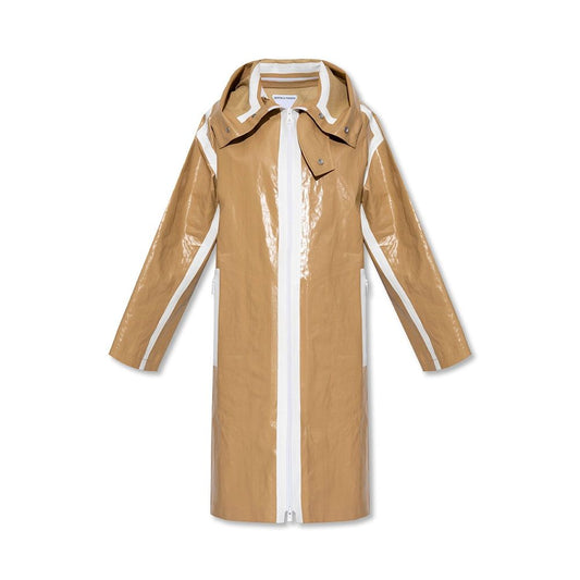 Bottega Veneta Brown Waterproof Coat