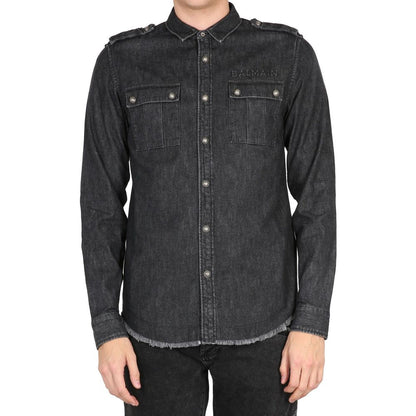 Balmain Cotton Denim Shirt - A Statement of Luxury and Style