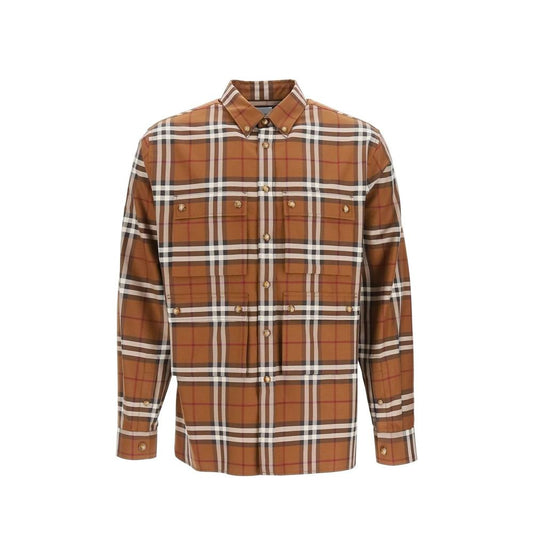 Burberry Casual Shirt: Timeless Style in Cotton