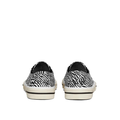 Celine Elliot Sneakers for Men - Zebra Print Canvas