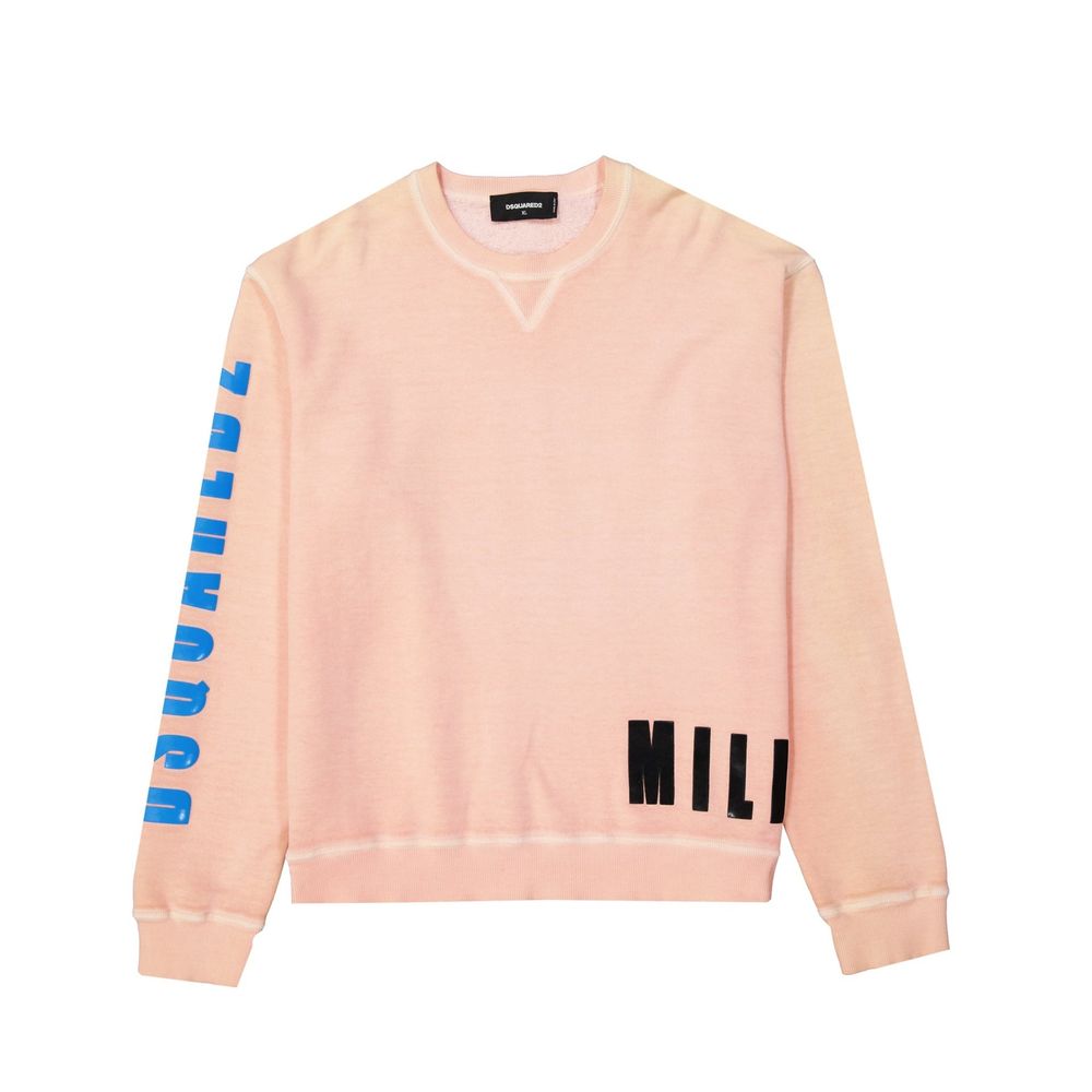 Dsquared2 Cotton Sweatshirt: Effortlessly Chic Casualwear