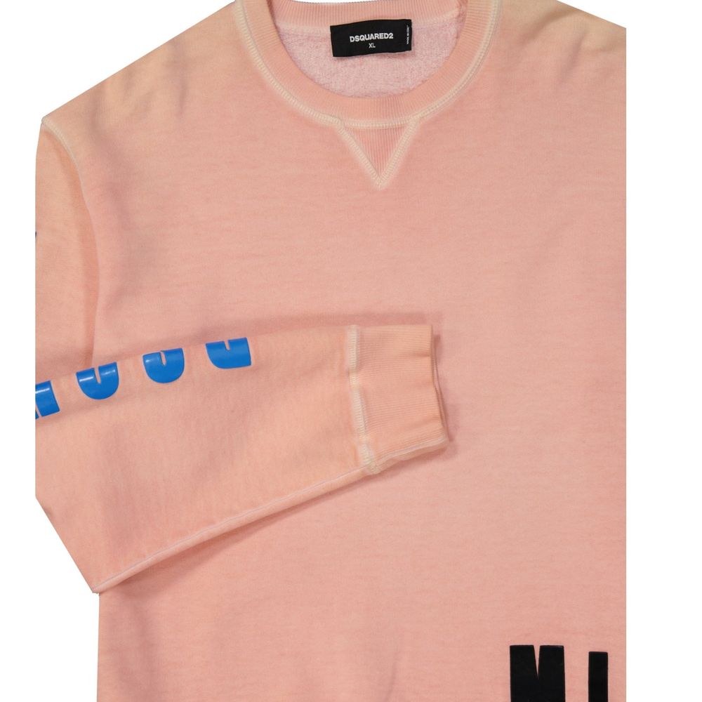 Dsquared2 Cotton Sweatshirt: Effortlessly Chic Casualwear
