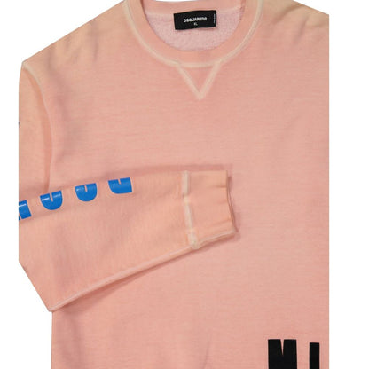 Dsquared2 Cotton Sweatshirt: Effortlessly Chic Casualwear