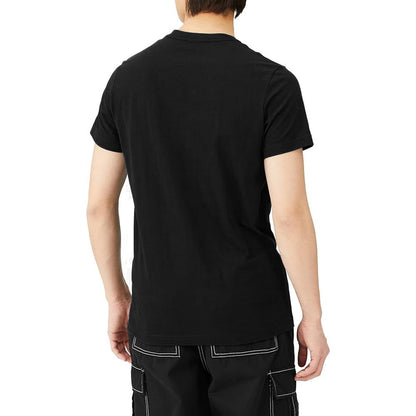 Diesel Black Cotton T-Shirt - Elegant Casual Wear
