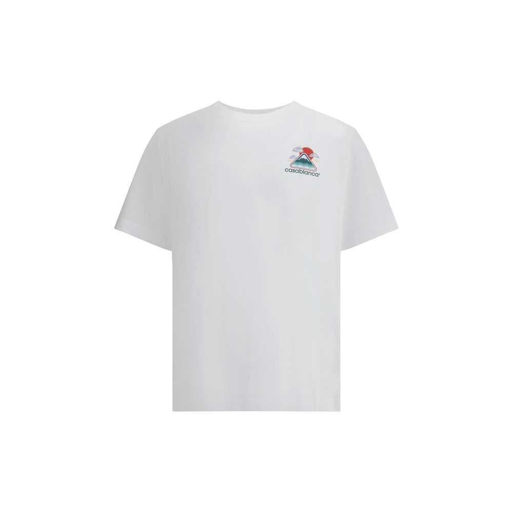 Casablanca Montagne Ondulée Screen Printed T-Shirt