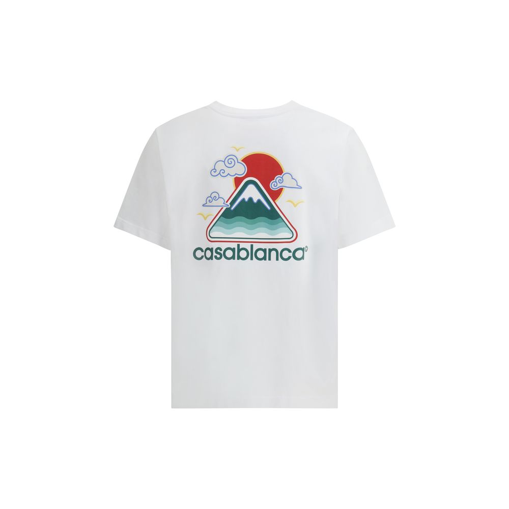 Casablanca Montagne Ondulée Screen Printed T-Shirt