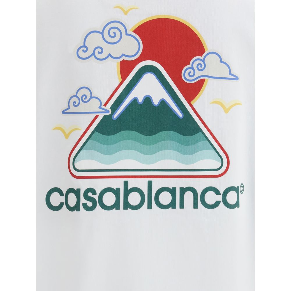Casablanca Montagne Ondulée Screen Printed T-Shirt