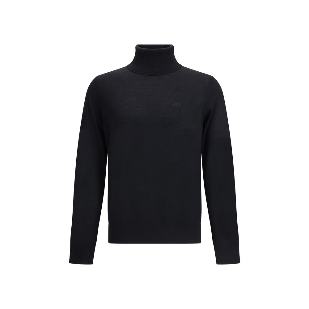 Dsquared2 Virgin Wool Turtleneck Sweater