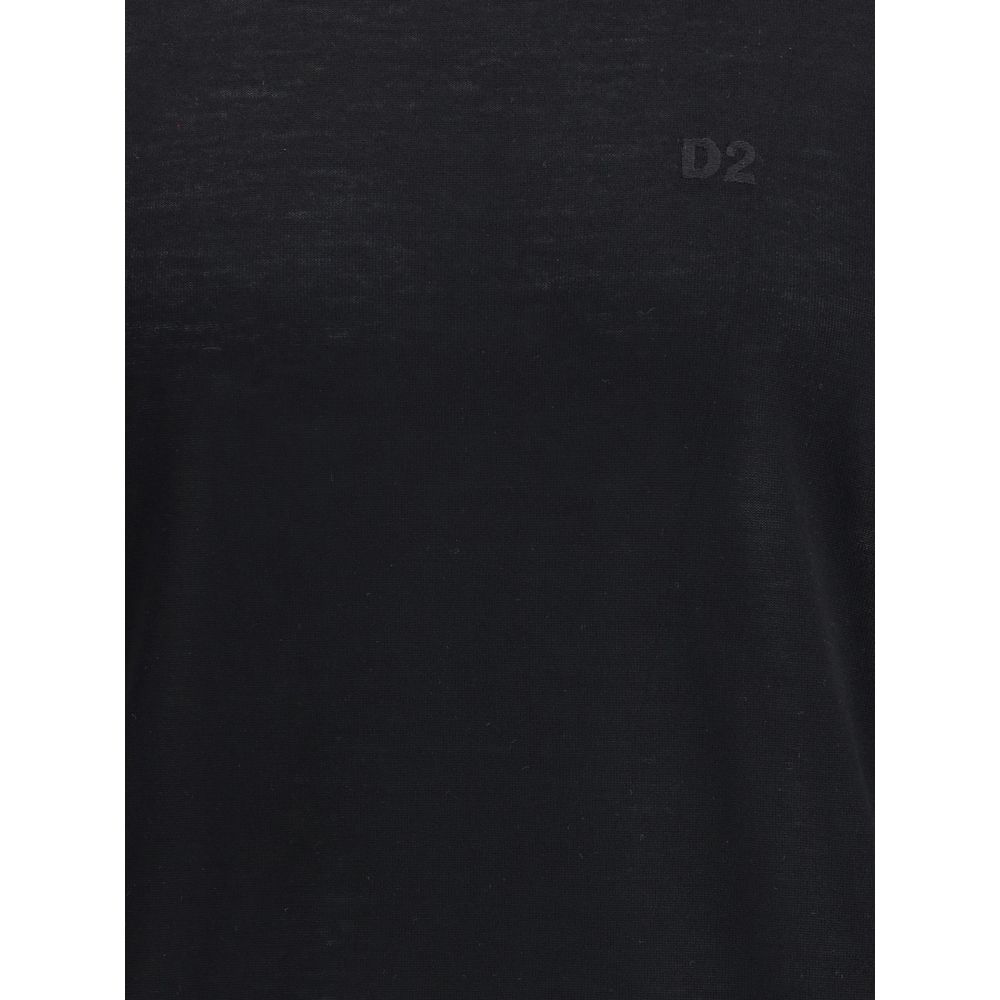 Dsquared2 Virgin Wool Turtleneck Sweater