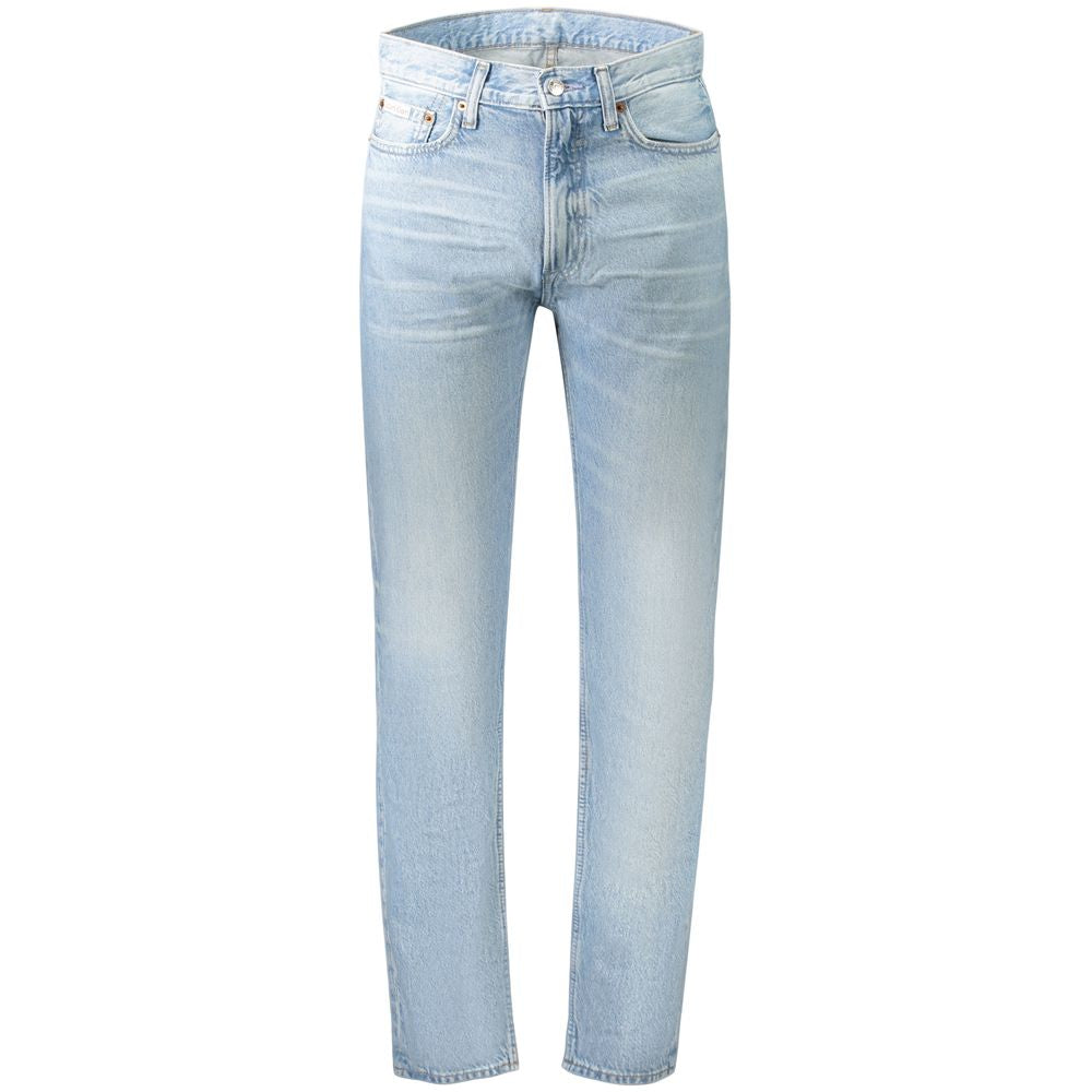 Calvin Klein Blue Cotton Jeans