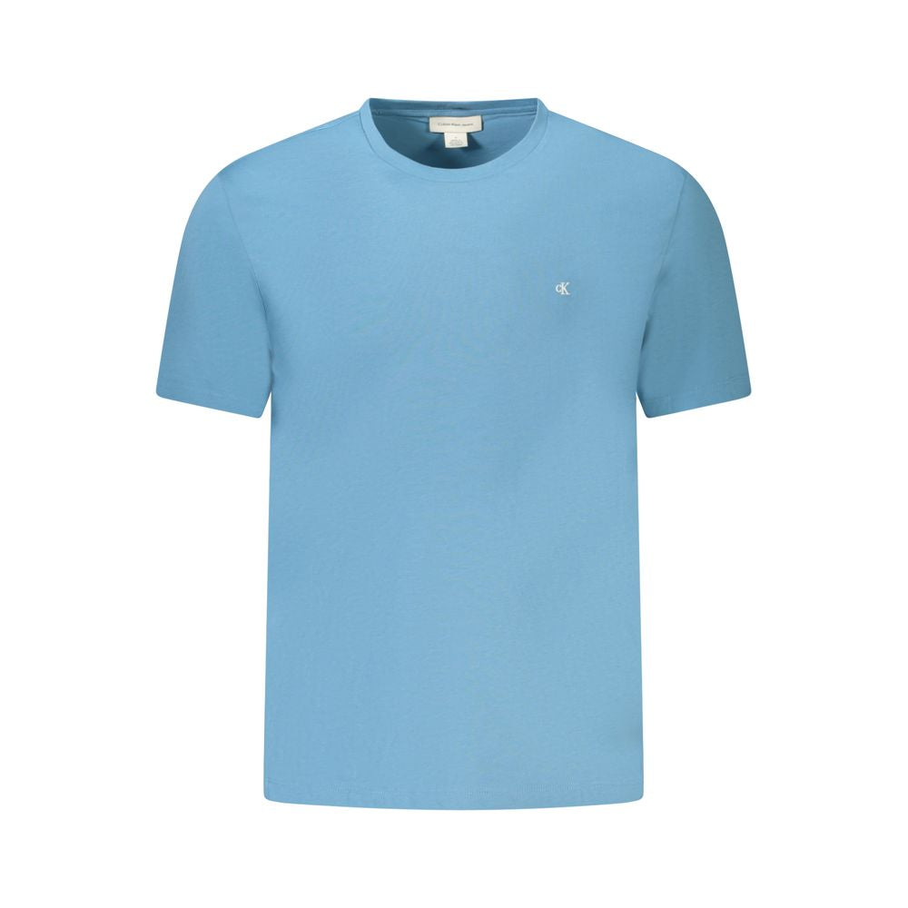 Calvin Klein Blue Cotton T-Shirt: Effortless Style for Every Occasion