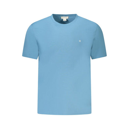 Calvin Klein Blue Cotton T-Shirt: Effortless Style for Every Occasion