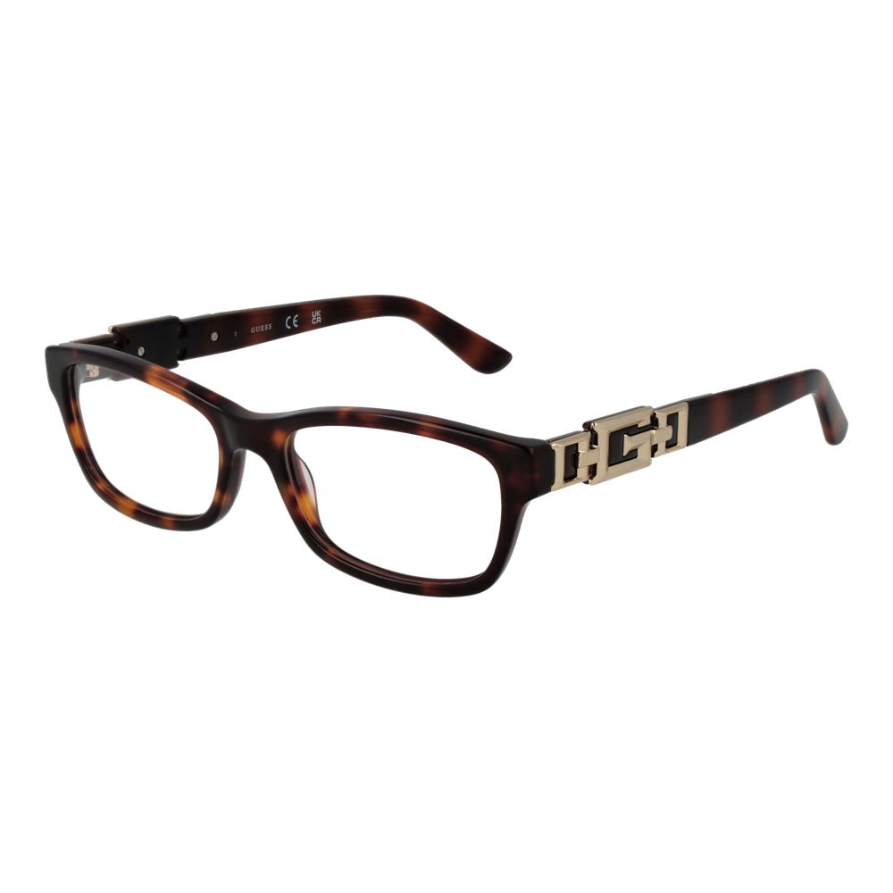 Guess Women’s Optical Glasses – Brown Rectangle Frame, 51mm