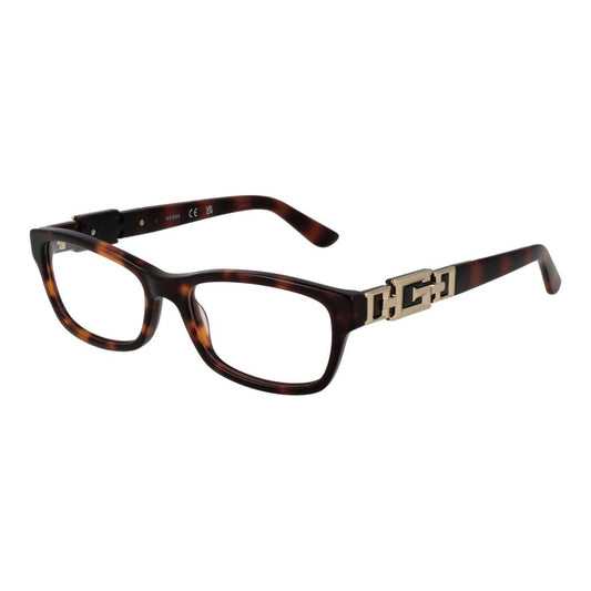 Guess Women’s Optical Glasses – Brown Rectangle Frame, 51mm