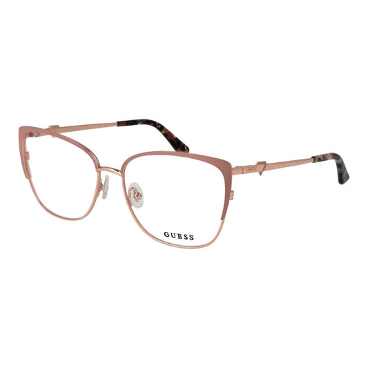 Guess Women’s Optical Glasses – Rose Gold Full-Rim Frame