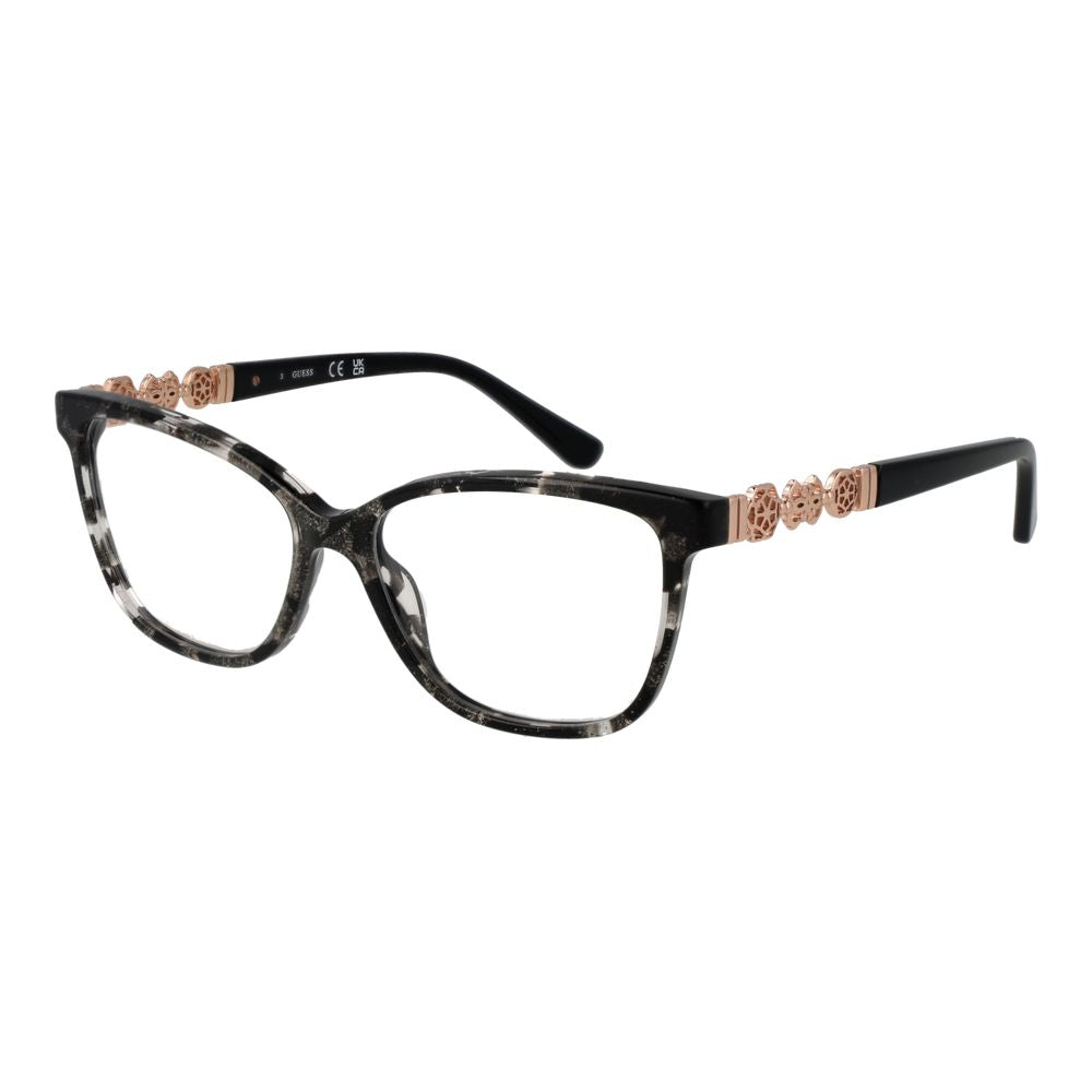 Guess Women's Optical Glasses – Black Rectangle Frame, 52mm
