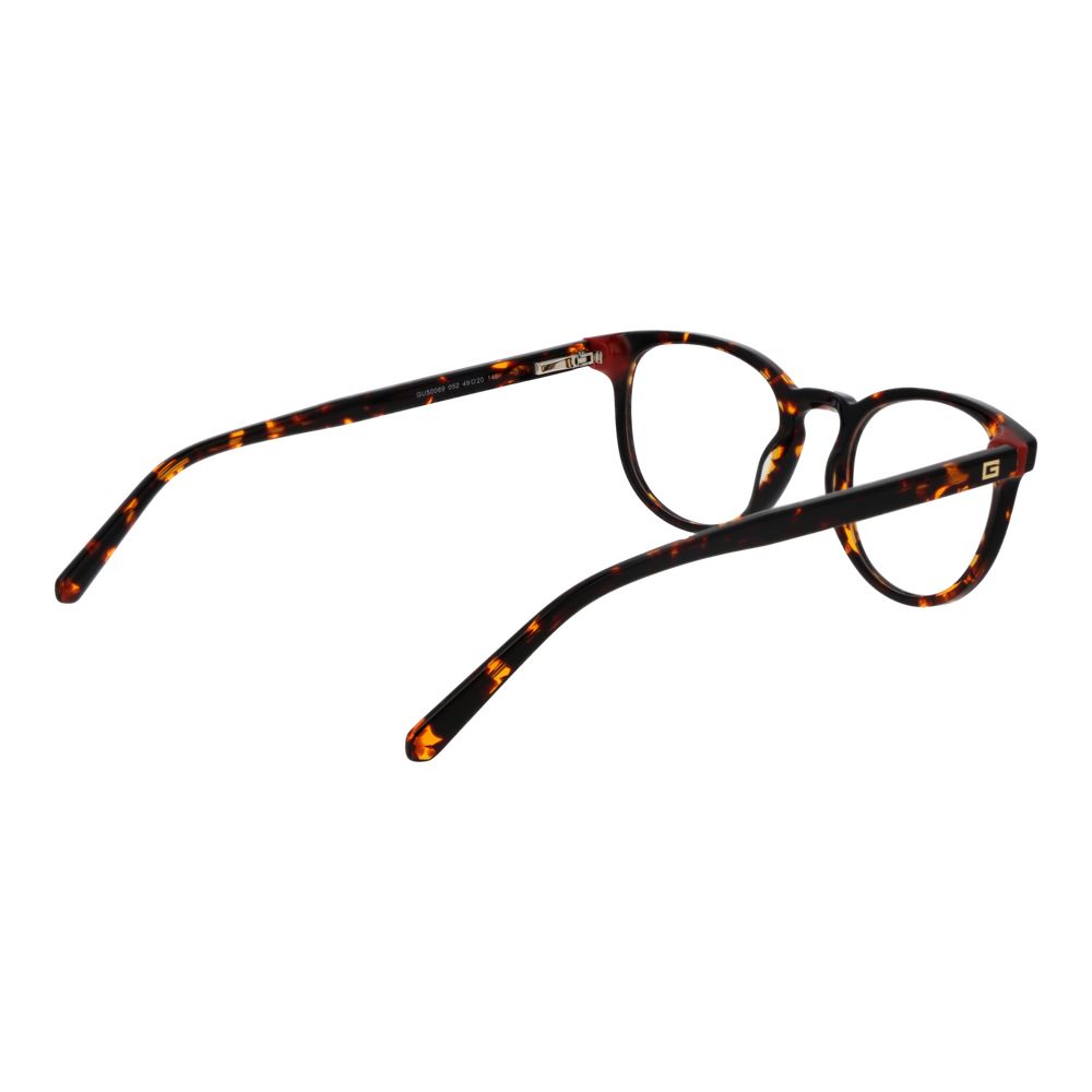 Guess Men’s Optical Frames – Brown Round Frame, 49mm