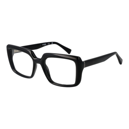 Guess Unisex Optical Glasses – Black Rectangle Frame, 53mm