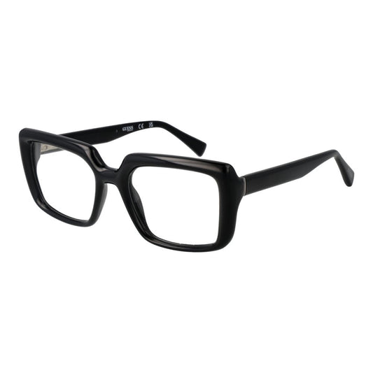 Guess Unisex Optical Glasses – Black Rectangle Frame, 53mm
