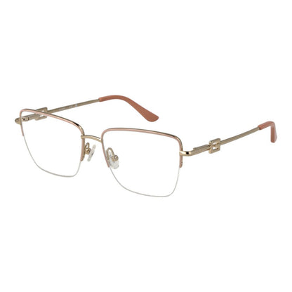 Guess Women’s Optical Frames – Rose Half-Rim Design