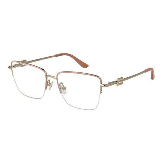 Guess Women’s Optical Frames – Rose Half-Rim Design