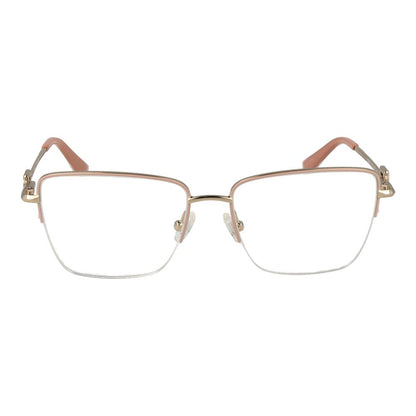 Guess Women’s Optical Frames – Rose Half-Rim Design