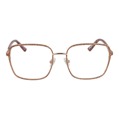 Guess Women's Rose Gold Optical Frames – Square Full-Rim