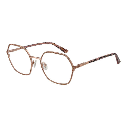 Guess Women’s Rose Gold Optical Frames – Square Full-Rim