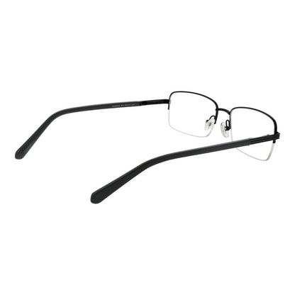 Guess Black Men’s Optical Frames – Half-Rim Rectangle Design