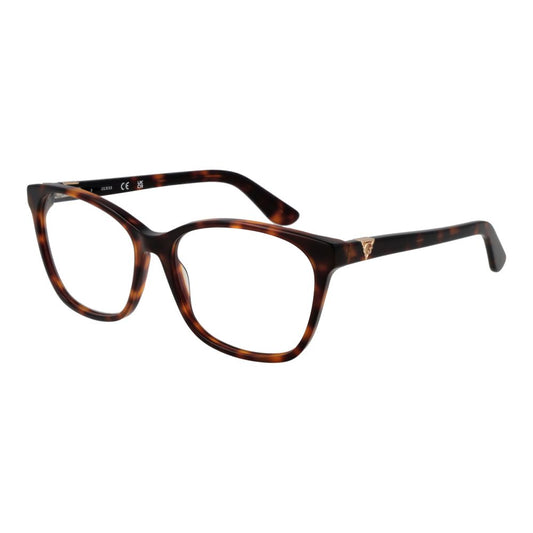 Guess Women’s Optical Glasses – Brown Rectangle Frame, 56mm