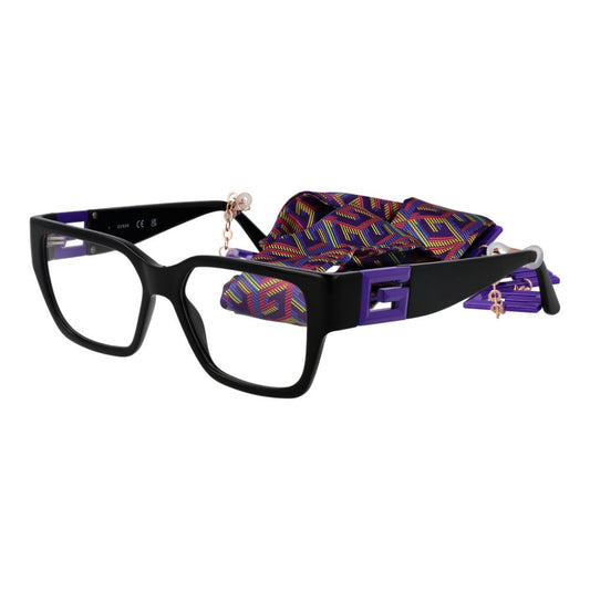 Guess Black Unisex Optical Frames – Rectangle Full-Rim