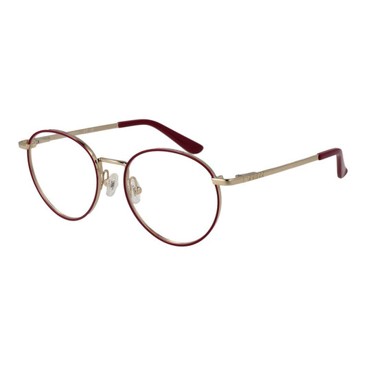 Guess Women’s Optical Glasses – Red Round Frame, 50mm