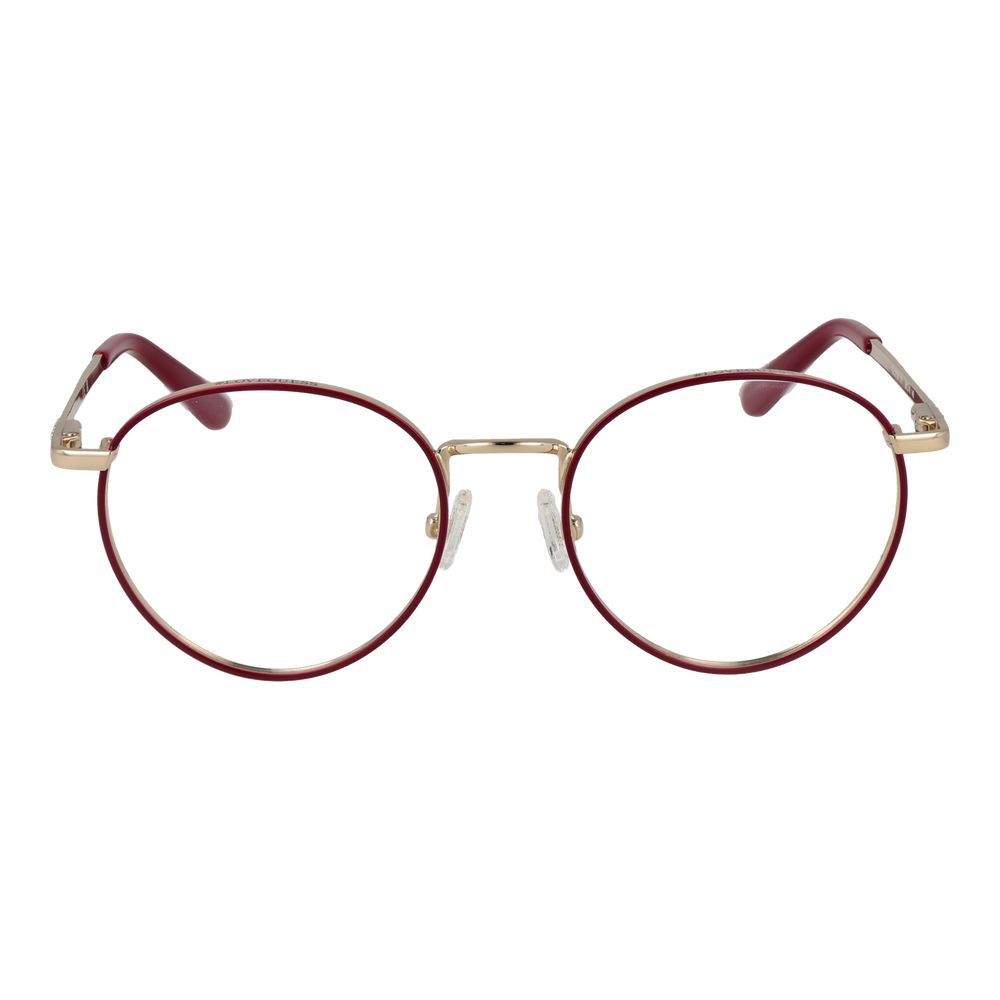 Guess Women’s Optical Glasses – Red Round Frame, 50mm