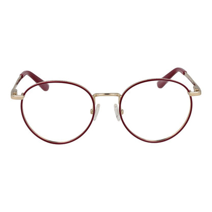 Guess Women’s Optical Glasses – Red Round Frame, 50mm