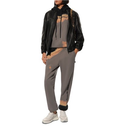 Comme Des Fuckdown Gray Cotton Tracksuit Bottoms
