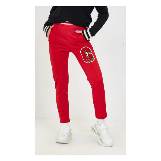 Comme Des Fuckdown Red Slim Joggers