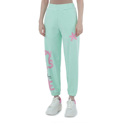 Comme Des Fuckdown Green Cotton Joggers
