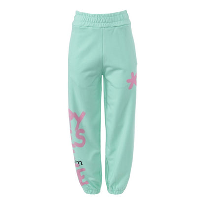 Comme Des Fuckdown Green Cotton Joggers