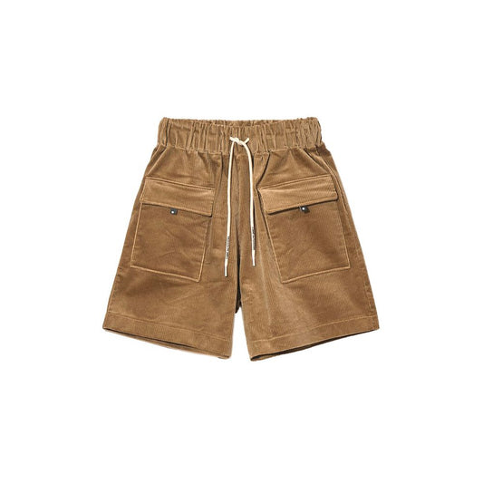 Comme Des Fuckdown Brown Cotton Shorts