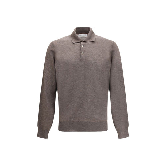 Brunello Cucinelli Virgin Wool Polo Shirt