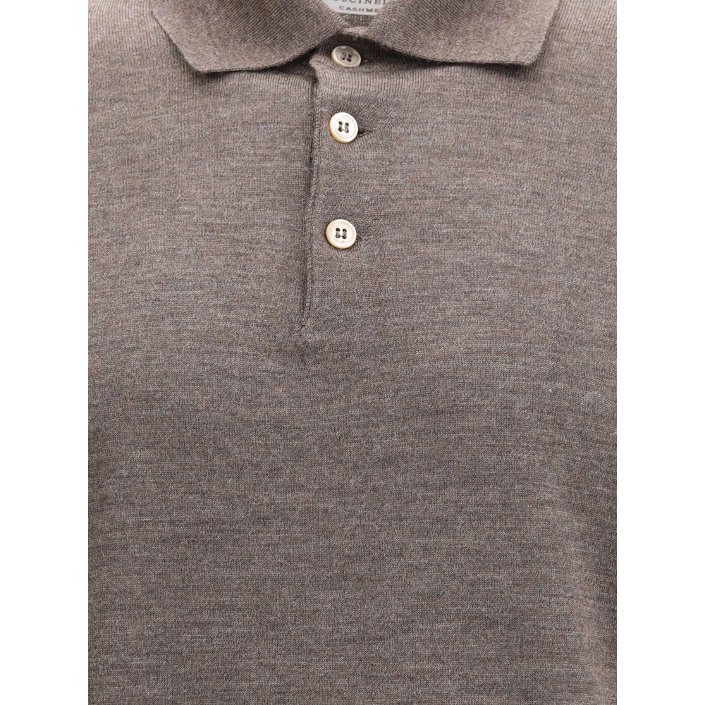 Brunello Cucinelli Virgin Wool Polo Shirt